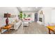 Cozy living room with a fireplace and comfortable seating at 9445 January Dr, Las Vegas, NV 89134