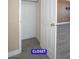 Bedroom closet with storage space at 9710 Geiger Peak Ct, Las Vegas, NV 89148