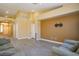 Spacious living area with modern flooring, neutral paint, and lots of natural light at 9710 Geiger Peak Ct, Las Vegas, NV 89148