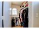 Spacious walk-in closet with ample storage and custom shelving for organized living at 982 Flapjack Dr, Henderson, NV 89014