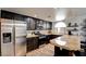 Modern kitchen featuring stainless steel appliances and plenty of cabinet space at 982 Flapjack Dr, Henderson, NV 89014