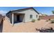 Low maintenance backyard featuring desert rock landscaping and patio at 10257 Sequoia Falls Pl, Las Vegas, NV 89149