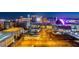 Expansive Las Vegas skyline view showcasing the city's vibrant lights and architectural landmarks at 125 E Harmon Ave # 321, Las Vegas, NV 89109