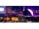 Beautiful Las Vegas city view at night with illuminated buildings and vibrant skyline at 125 E Harmon Ave # 321, Las Vegas, NV 89109