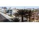 City view with palm trees and medical center, and the Vegas Sphere at 125 E Harmon Ave # 321, Las Vegas, NV 89109