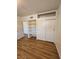 Cozy bedroom featuring built-in shelving and closet at 131 Copper St, Henderson, NV 89015