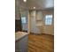 Kitchenette with plenty of storage and backyard access at 131 Copper St, Henderson, NV 89015