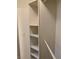 Closet shelves, and hanging rod for organization at 1712 Matador Way, Las Vegas, NV 89128