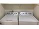 Laundry area featuring a modern washer and dryer at 1712 Matador Way, Las Vegas, NV 89128