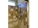 Shower with dual shower heads and grab bars for safety at 1712 Matador Way, Las Vegas, NV 89128