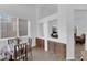 A dining area that features built-in shelves and cabinets at 1893 Donnington Ct, Las Vegas, NV 89123