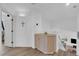 Hallway with stairs, a cabinet and an entry door to another room at 1893 Donnington Ct, Las Vegas, NV 89123