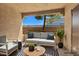 Relaxing outdoor patio features cozy furniture and an open view at 2200 S Fort Apache Rd # 1033, Las Vegas, NV 89117