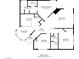 Detailed floor plan showcasing the layout of the home, including room dimensions and total square footage at 2837 Du Barry Manor Ln, Las Vegas, NV 89108