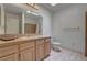 Bathroom featuring a large vanity with a sink and tile flooring at 2851 S Valley View Blvd # 1196, Las Vegas, NV 89102