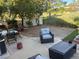 Inviting outdoor patio with comfortable seating, perfect for entertaining or relaxing in a serene setting at 2989 Bel Air Dr, Las Vegas, NV 89109