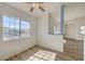 Dining area featuring bright light with ceiling fan at 3318 N Decatur Blvd # 2129, Las Vegas, NV 89130