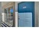 A close-up of a unit entryway showcasing a unit door and window at 3318 N Decatur Blvd # 2129, Las Vegas, NV 89130