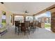 Outdoor covered bar with granite counters, stone accents and seating for entertaining at 3955 W Jo Rae Ave, Las Vegas, NV 89141