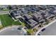 Aerial view of the neighborhood showcasing well-maintained homes and green spaces in a desirable location at 4376 Latitude Valley Ct, North Las Vegas, NV 89084