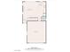 First floor floorplan with kitchen, living room, foyer, bath, and garage with dimensions at 44 Moon Hill Dr, Henderson, NV 89011