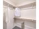 Walk-in closet with built-in shelving and ample storage space at 5004 Fern Mesa Ave # Lot 137, Las Vegas, NV 89139