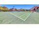 Well maintained community tennis court with a shaded seating area at 5018 S Rainbow Blvd # 202, Las Vegas, NV 89118