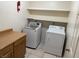 Laundry room featuring a modern washer and dryer at 5170 S Pearl St, Las Vegas, NV 89120