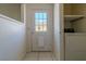 Practical mud room, door to outside, featuring washer, dryer and storage solutions at 5170 S Pearl St, Las Vegas, NV 89120