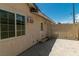 An image of the side yard featuring a gate and access to the backyard at 5170 S Pearl St, Las Vegas, NV 89120