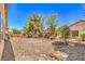 Spacious backyard with mature trees and minimal landscaping at 5960 Wheat Penny Ave, Las Vegas, NV 89122