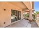 Outdoor patio area featuring rocks and pillars at 5960 Wheat Penny Ave, Las Vegas, NV 89122
