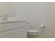 Bathroom featuring toilet, sink and a neutral color scheme at 6250 Lamont Hills Ave, Las Vegas, NV 89139