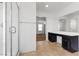 Bathroom with a modern shower, vanity, and tile flooring at 6354 Point Isabel Way, Las Vegas, NV 89122