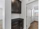 Hallway with modern cabinets and doors at 6354 Point Isabel Way, Las Vegas, NV 89122