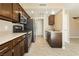 Kitchen with stainless steel appliances and plenty of counter space for cooking at 795 Kiska Ave, Las Vegas, NV 89123