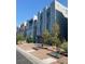 Modern townhome features a rooftop terrace, spacious windows, and xeriscaped yard at 8056 Haywood Estate Ave, Las Vegas, NV 89113