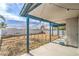 The backyard of this home has a covered patio area and fenced in area at 824 Schooner Dr, Henderson, NV 89015