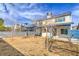 This home has a large backyard with a covered patio and an additional balcony at 824 Schooner Dr, Henderson, NV 89015
