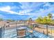 Enjoy expansive neighborhood and mountain views from this home's rooftop deck at 824 Schooner Dr, Henderson, NV 89015