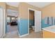 Attached bathroom showcasing a shower and open entry to bedroom at 8723 Melissa Meadows St, Las Vegas, NV 89131