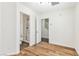 Bedroom with an ensuite bathroom and stair access at 9050 W Tropicana Ave # 1075, Las Vegas, NV 89147