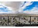 Wide angle views overlooking a city with a decorative wrought iron balcony at 9101 Alta Dr # 1604, Las Vegas, NV 89145