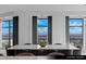 Elegant dining room with city views, and seating for ten, perfect for entertaining at 9101 Alta Dr # 1604, Las Vegas, NV 89145