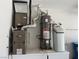 Image of a YORK HVAC system, water heater and water softener in a utility closet at 9748 Derbyhill Cir, Las Vegas, NV 89117