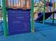 A playground including an educational board with numbers and letters in Braille at 9748 Derbyhill Cir, Las Vegas, NV 89117