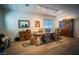 Formal dining room with wood floors at 10391 Avebury Manor Ln, Las Vegas, NV 89135