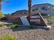 Viento Estates by Lennar community entrance sign with desert landscaping and new homes in the background at 1297 Ventura Cliffs Ave, Henderson, NV 89012