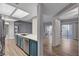 View of the eat-in kitchen featuring stainless steel appliances, and light wood flooring at 1501 Oscar Ct # 101, Las Vegas, NV 89146