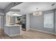 Contemporary kitchen featuring stainless steel appliances and bright lighting at 1501 Oscar Ct # 101, Las Vegas, NV 89146